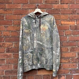 real tree camo hoodie XL